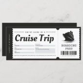 Passende instapkaart met kaartje (Voorkant / Achterkant)