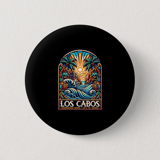 Passende Los Cabos Ronde Button 5,7 Cm (Voorkant)