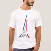 Passende Paris Eiffeltoren Romantisch Paar T-shirt (Voorkant)