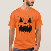 Passende Pompoengezicht Halloween T-Shirt (Voorkant)