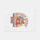 Passende retro neef en nicht crew Kerst kinderen Fleece Deken (Voorkant (Horizontaal))