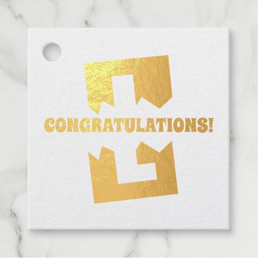 Passende rijtest bedankjes labels (Voorkant)