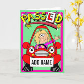 Passende rijtest - naam op bord nummer kaart (Gele Bloem)