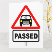 Passende rijtest Road Signage Graphic Card Kaart (Gele Bloem)
