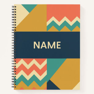 Passende voor- en achterkant, trendy kleuren en pa notitieboek