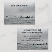 Passende walvissen visitekaartje (Voorkant / Achterkant)