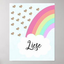Passende Zuster Regenboog Linker Boog Poster