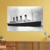 Passenger Liner Steamship RMS Titanic Canvas Afdruk (Insitu (Woonkamer))