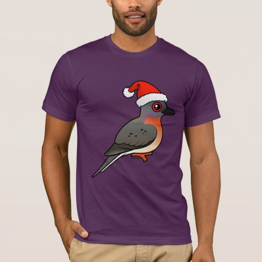 Passenger Pigeon Santa T-shirt (Voorkant)