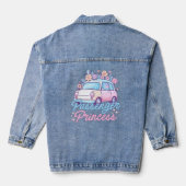 Passenger Princess Car Whimsical Denim Jacket (Achterkant)