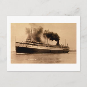Passenger Steamer Juniata - Louis Pesha Briefkaart