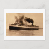 Passenger Steamer Juniata - Louis Pesha Briefkaart (Voorkant)