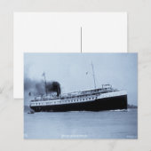 Passenger Steamer Minnesota - Louis Pesha Briefkaart (Voorkant / Achterkant)
