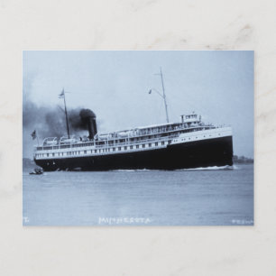 Passenger Steamer Minnesota - Louis Pesha Briefkaart