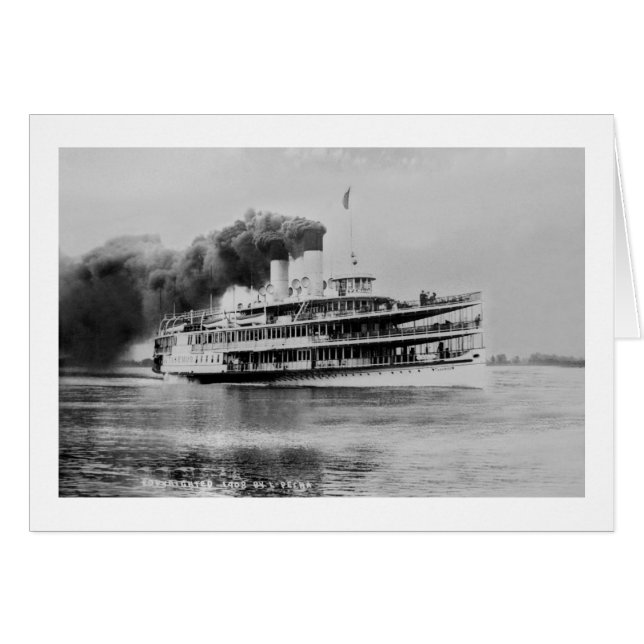 Passenger Steamer Tashmoo Grote Meren Louis Pesha (Voorkant Horizontaal)