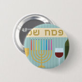 passeren ronde button 5,7 cm (Voorkant /achterkant)