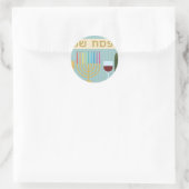 passeren ronde sticker (Tas)