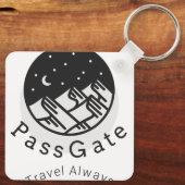 PassGate Travel Altijd Sleutelhanger (Achterkant)