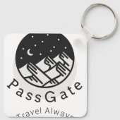 PassGate Travel Altijd Sleutelhanger (Achterkant)