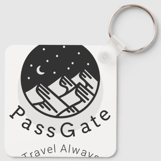 PassGate Travel Altijd Sleutelhanger (Achterkant)