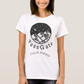 PassGate Travel Always Women's White T-Shirt (Voorkant)
