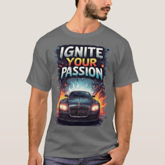 🏎️ Passie Aanwakkeren Kleur Spetter Sportauto Ene T-shirt