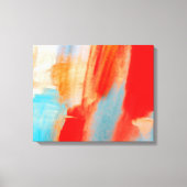 Passie · Abstracte kunst · Waterverf Pastel Brush Canvas Afdruk (Voorkant)