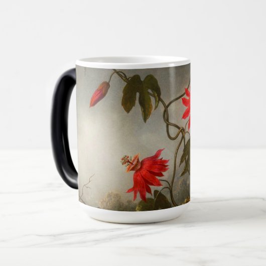 Passie Bloemen met kolibries Kop (Voorkant links)