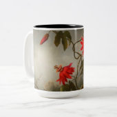 Passie Bloemen met kolibries Kop (Voorkant links)