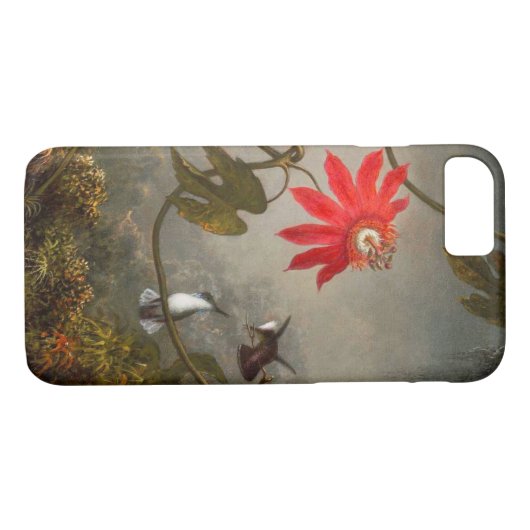 Passie Bloemen met kolibries Kop Case-Mate iPhone Case (Achterkant (Horizontaal))