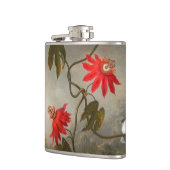 Passie Bloemen met kolibries Kop Heupfles (Links)