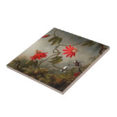 Passie Bloemen met kolibries Kop Tegeltje (Zijkant)