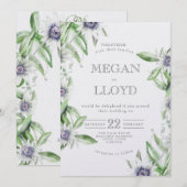 Passie bloemendelicaat zomerreces, feestdagenkaart (Voorkant / Achterkant)