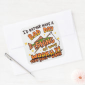 Passie boven productiviteit: de vreugde van het le vierkante sticker (Envelop)