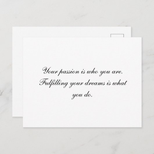 Passie Briefkaart (Voorkant / Achterkant)