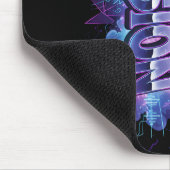 Passie Cyberpunk Typografie – Trillende Moderne Wo Muismat (Hoek)