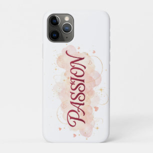 PASSIE – Elegante Romantische Typografie met Zacht Case-Mate iPhone Case