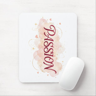 PASSIE – Elegante Romantische Typografie met Zacht Muismat