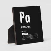 Passie - element van succes - Motivatie Fotoplaat (Voorkant)