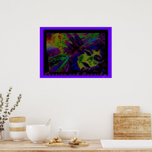 "Passie en anarchie" Poster (Keuken)