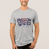 Passie genegeerd Tri-Blend shirt (Voorkant)