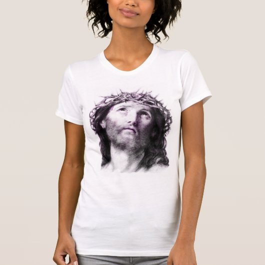 Passie - hoofd van Christus T-shirt (Voorkant)