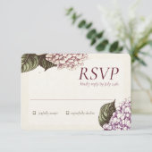 PASSIE | Huwelijks RSVP-reactiekaart RSVP Kaartje (Staand voorkant)
