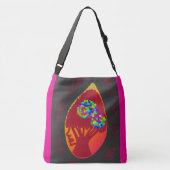 Passie in een Traan Crossbody Tas (Achterkant)