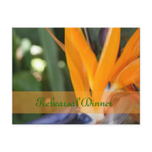 Passie in Paradise Rehearsal Dinner briefkaarten