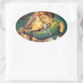 PASSIE IS EEN GIFT VAN GOD OVALE STICKER (Tas)
