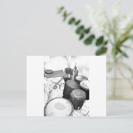 passie kloppen briefkaart (Staand voorkant)