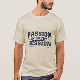 Passie, leraar middelbare school t-shirt