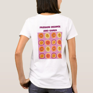 Passie Oranje Guave Hawaïaans Tropisch Fruit T-shirt