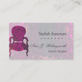 Passie Paars! Voorzitter Sjabloon Binnenlandse Ont Visitekaartje